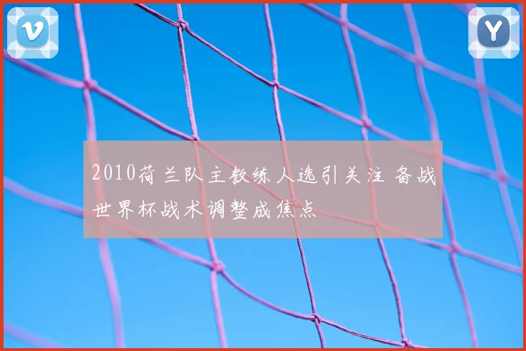 2010荷兰队主教练人选引关注 备战世界杯战术调整成焦点